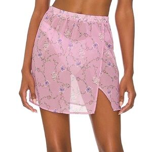 Frankie’s Bikinis Stacey Chiffon Skirt BNWT